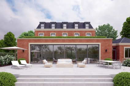 Elegant New Red Brick House