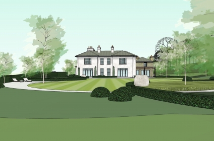 Classical Home with Stone Outbuilding Classical Home with Stone Outbuilding